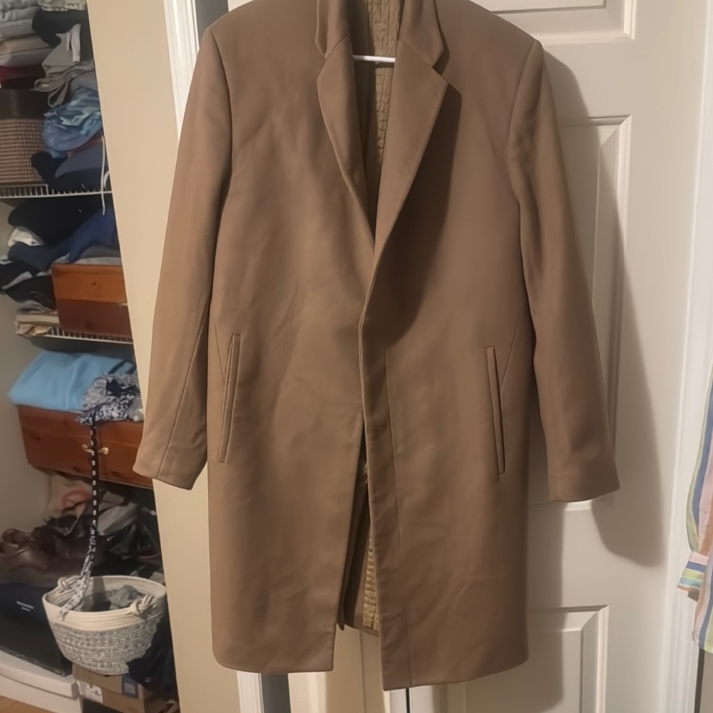 Men's Tan Overcoat